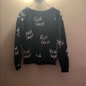 East coast west coast sweatshirt size small